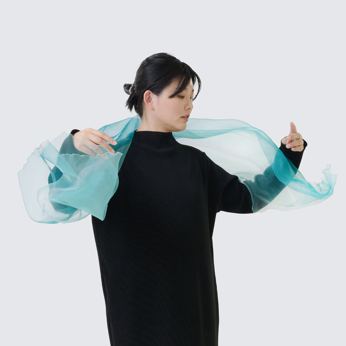 【天女の羽衣®】 ストール 能登の山々　ー まてーれオリジナル